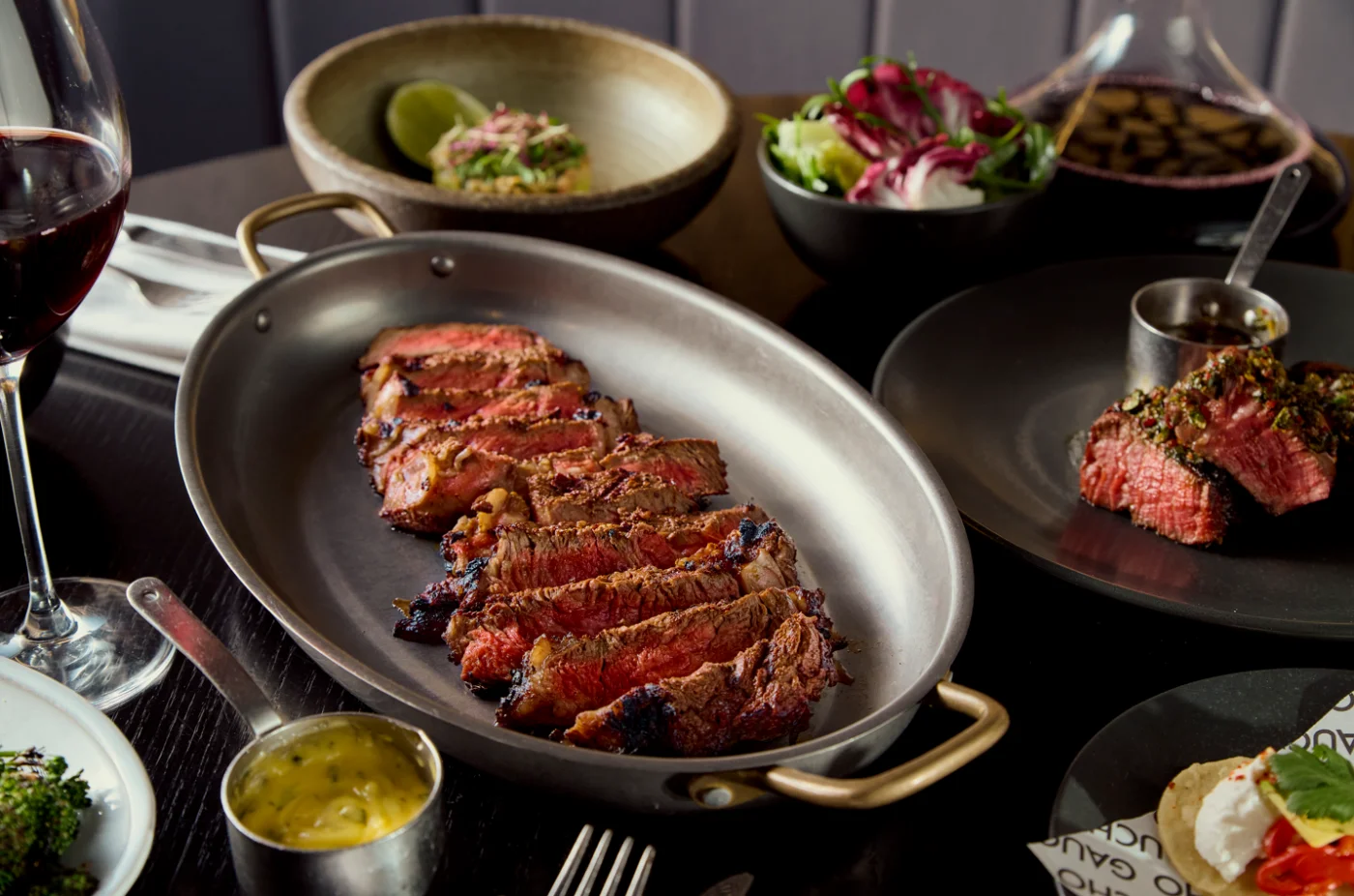 Meal at Gaucho Canary Wharf