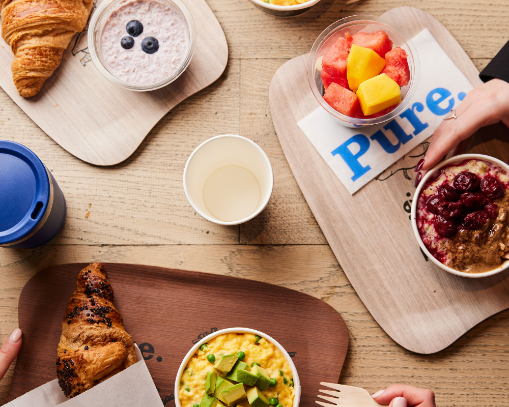 Breakfast Items from Pure