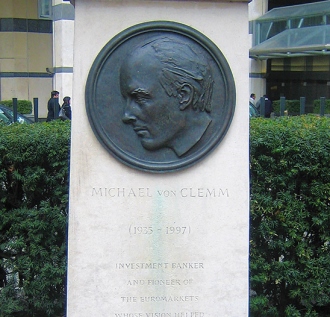 Gerard Laing: Relief Portrait of Michael von Clemm