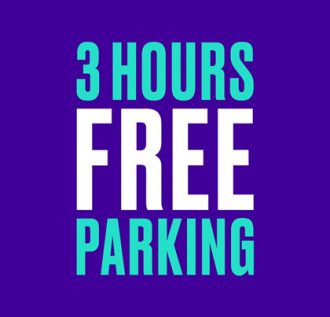 3 Hours’ Free Parking