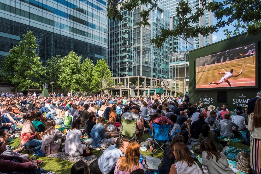 Summer Screens - Canary Wharf