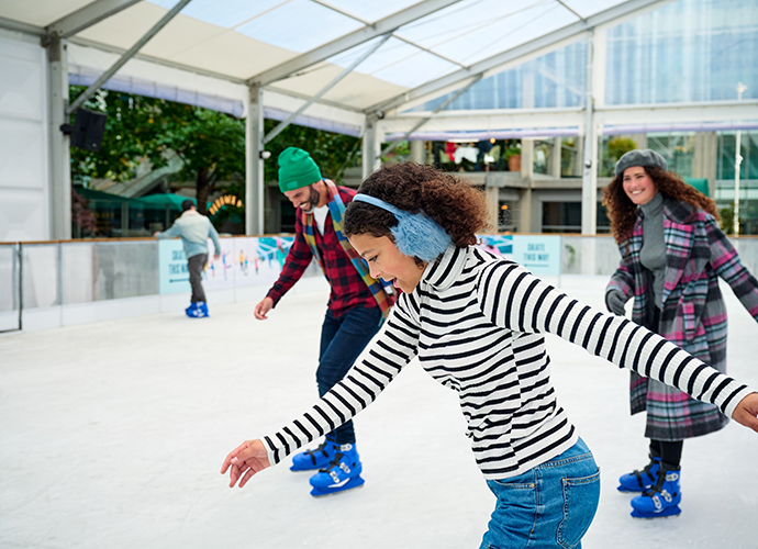 Ice Rink In Canary Wharf Canary Wharf