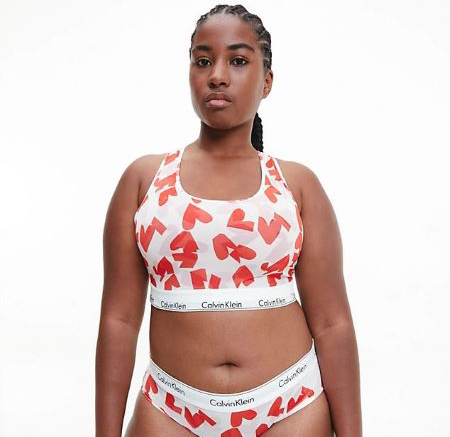 Woman wearing underwear from Calvin Klein Underwear