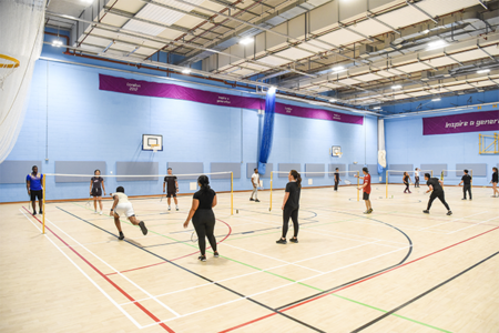 People playing badminton at In2Sports
