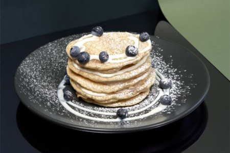 Pancakes with blueberries