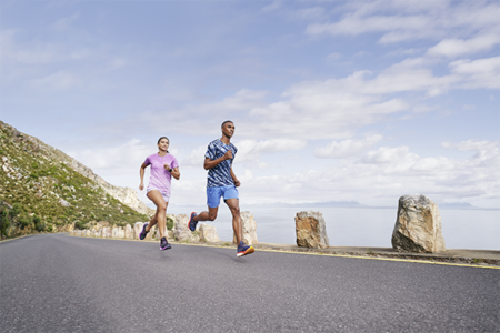 People running