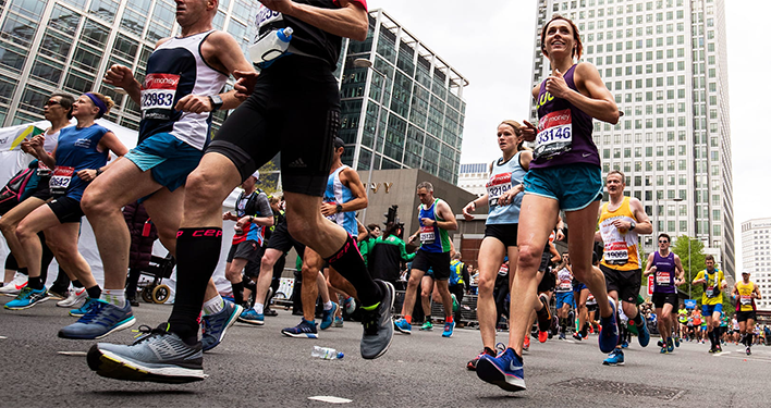 Race and recovery: prepare for the London Marathon in Canary Wharf