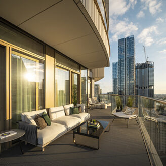 Life in the clouds: Canary Wharf Group unveils the Sky Lofts show apartments at One Park Drive