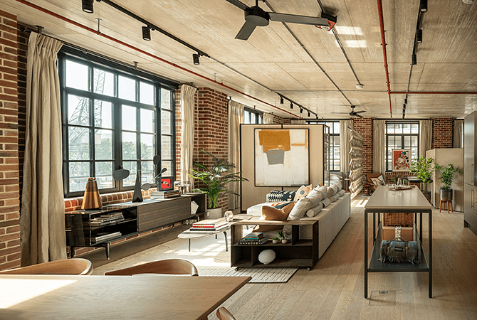 Advantages of loft apartment living at Canary Wharf