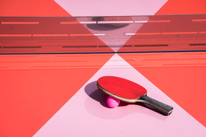 Free things to do in CANARY Wharf this April, ping pong in Montgomery Square. Fun for the whole family