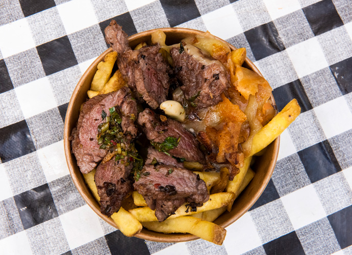 Meat bowl at the Lunch Market