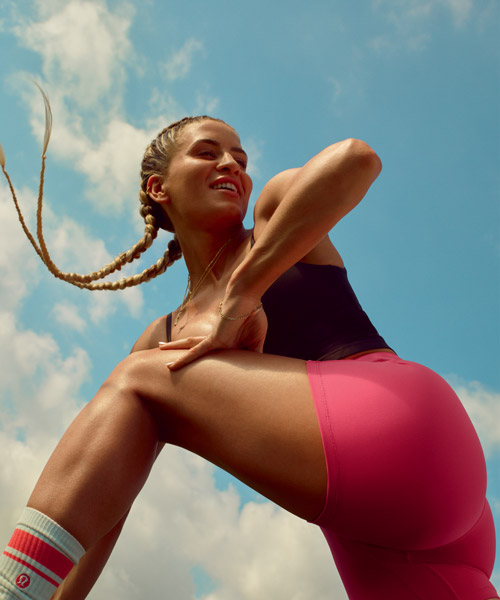lululemon athleisure luxe and technical high-performance fabrics with style