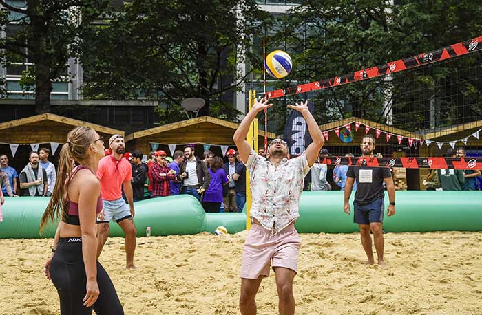 Beach Volleyball comes back to the Wharf