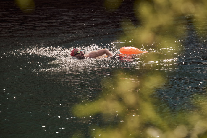 Swimming in Eden Dock