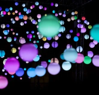 Winter Lights in Canary wharf