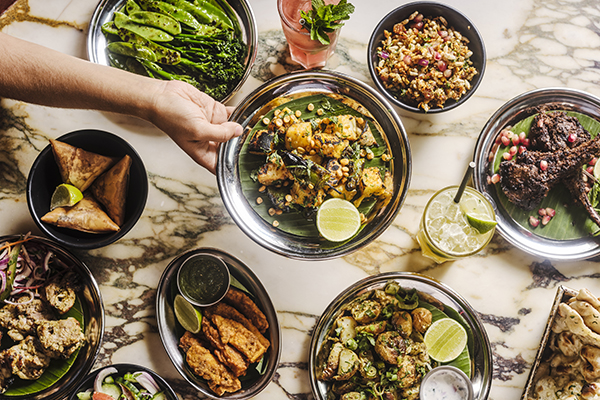 Grill all-day spread