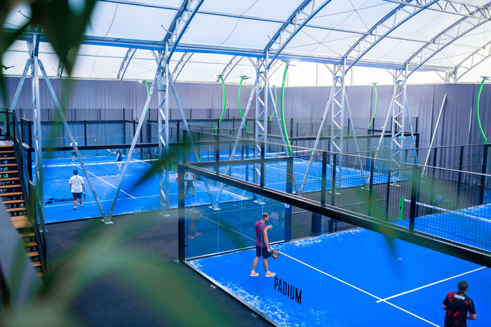 premium indoor padel courts in London