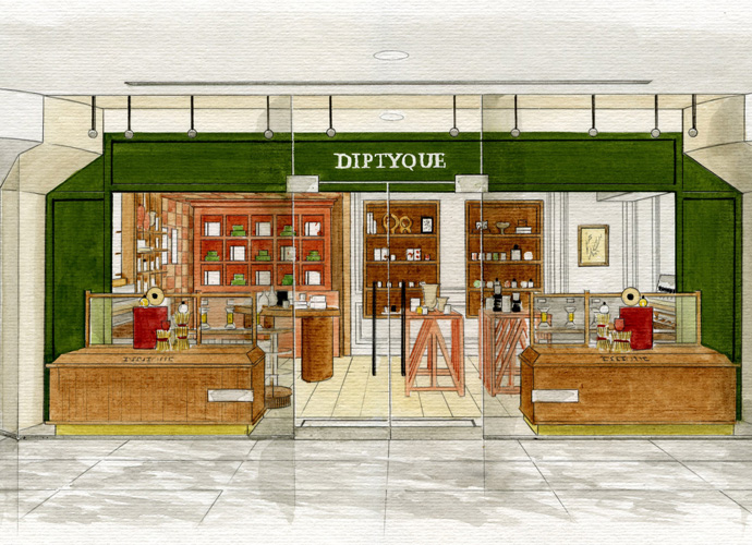 Diptyque boutique in Canary Wharf