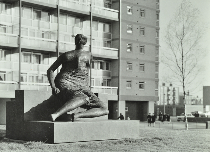 Henry Moore - Old Flo Draped Seated Woman