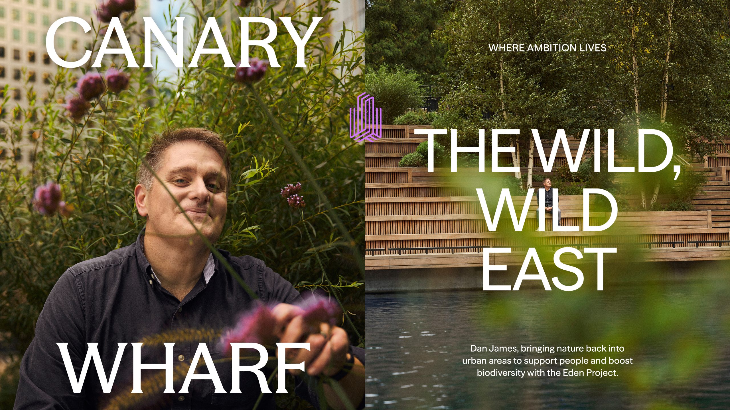 Dan James and the Eden Project, bringing nature back into urban areas to support people and boost biodiversity