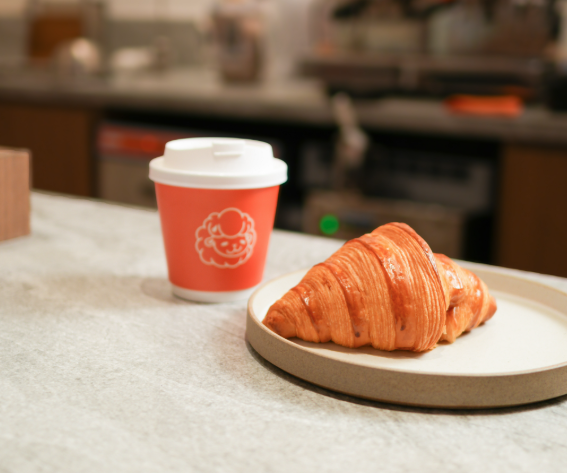 Coffee and Croissant