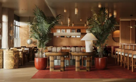 interior of a restaurant