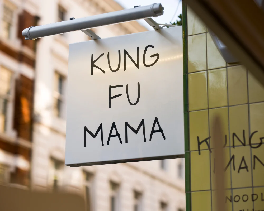 signage of restaurant