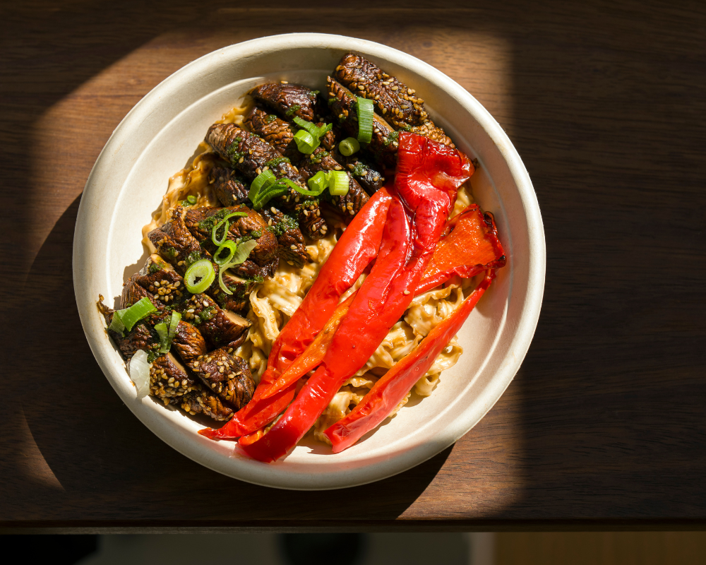 noodle bowl with vegetables